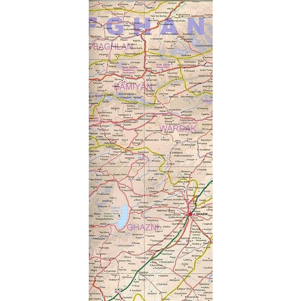 ITM AFGHANISTAN - Straßenkarte Ansicht 2