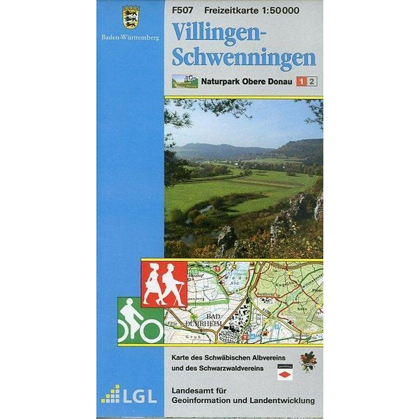 VILLINGEN-SCHWENNINGEN 1 : 50 000. TOPOG - Wanderkarte Ansicht 1