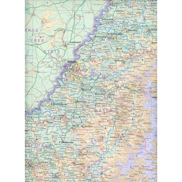 ITM SWAZILAND TRAVEL REFERENCE MAP - Karte Ansicht 2