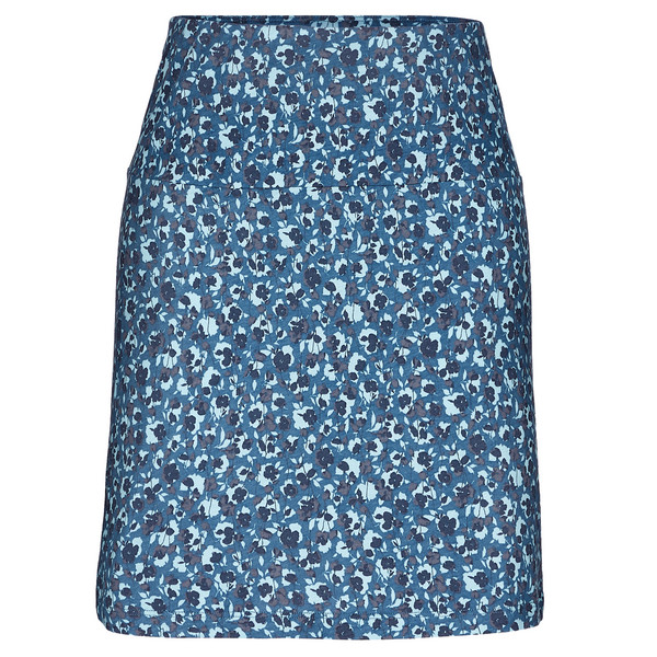 TUNJA SKIRT Damen - Rock-AOP VIOLET FLOWERS LIGHT BLUE