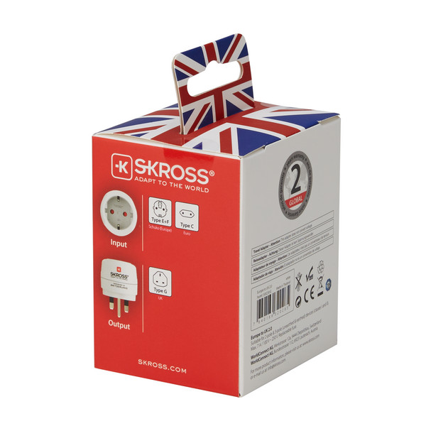 Skross EUROPE TO UK - Reisestecker Ansicht 4