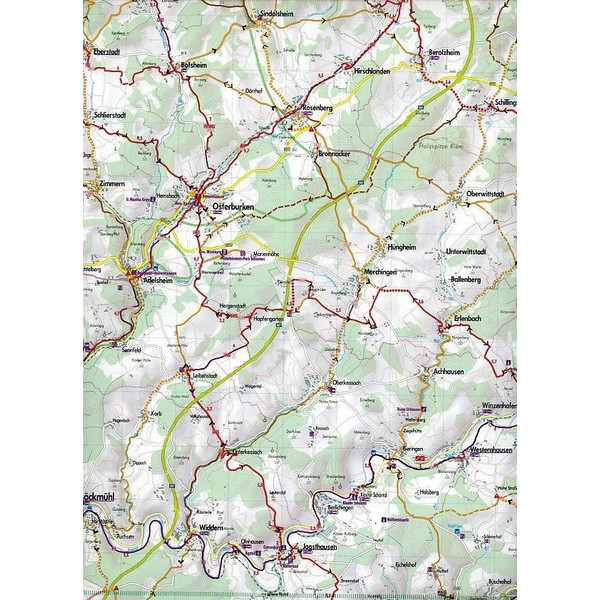 BIKELINE RADKARTE HOHENLOHE - FRANKEN 1 - Fahrradkarte Ansicht 3