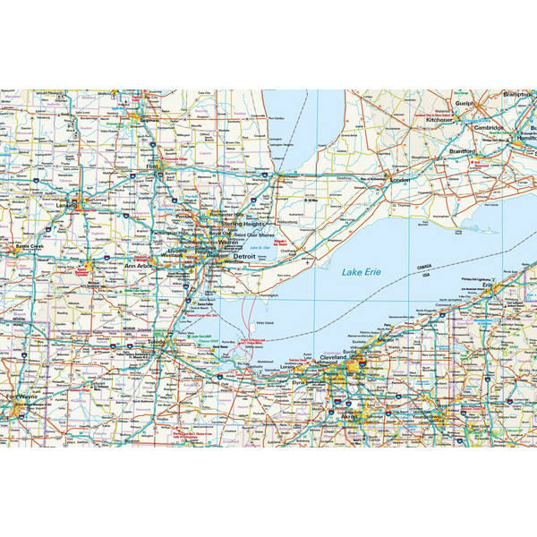 USA 04. NORDOST 1 : 1 250 000 - Straßenkarte Ansicht 3