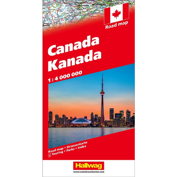 KANADA 1 : 4 000 000 - Straßenkarte