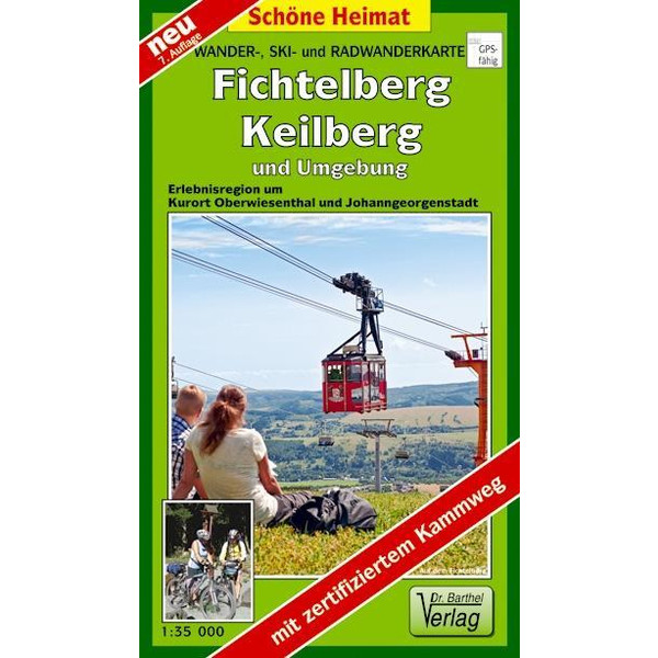 FICHTELBERG, KEILBERG UND UMGEBUNG - Wanderkarte