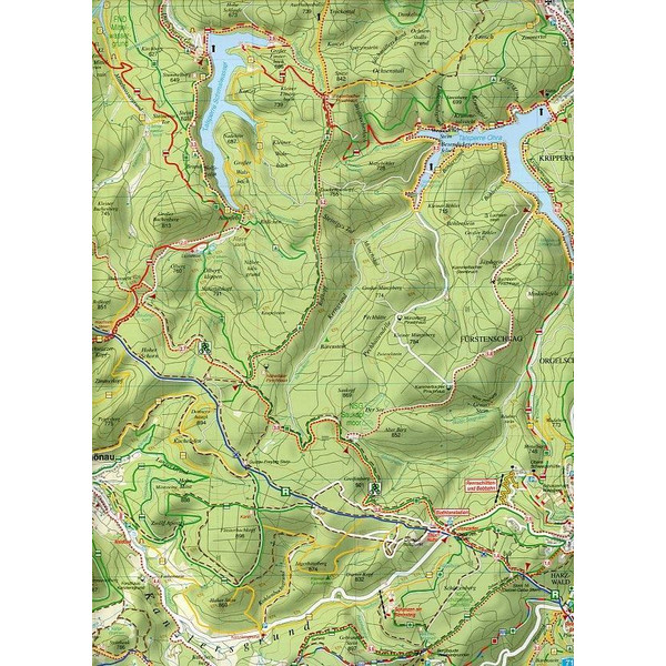 OBERHOF, ILMENAU, ZELLA-MEHLIS UND UMGEBUNG - Wanderkarte Ansicht 3