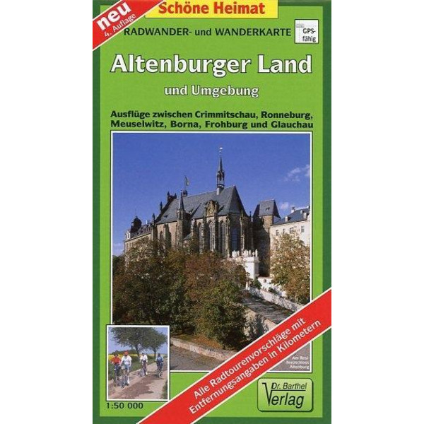 ALTENBURGER LAND UND UMGEBUNG 1 : 50 000 - Wanderkarte Ansicht 1