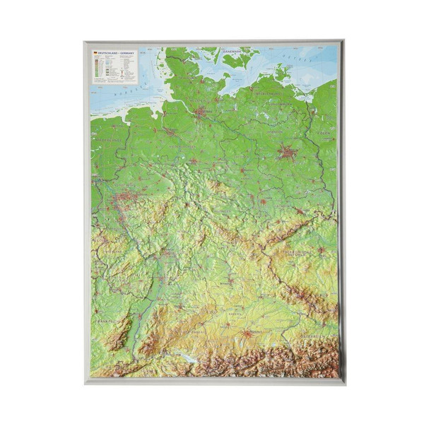 DEUTSCHLAND KLEIN 1 : 2 400 000 - Karte Ansicht 1