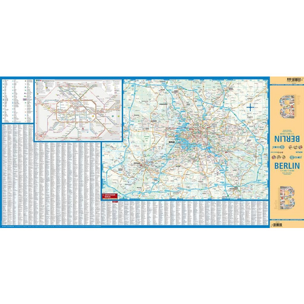 BERLIN 1 : 11 500 / 1 : 18 000 - Stadtplan Ansicht 3