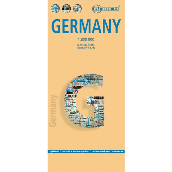 DEUTSCHLAND / GERMANY 1 : 800 000 - Straßenkarte
