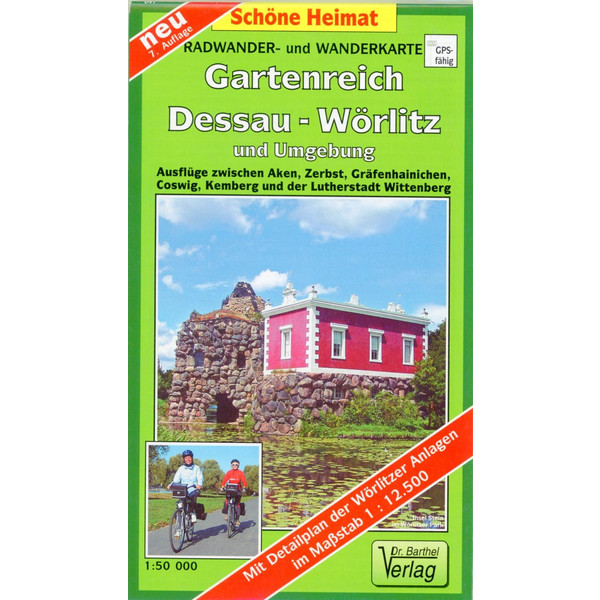 GARTENREICH DESSAU-WÖRLITZ 1 : 50 000 - Wanderkarte Ansicht 1