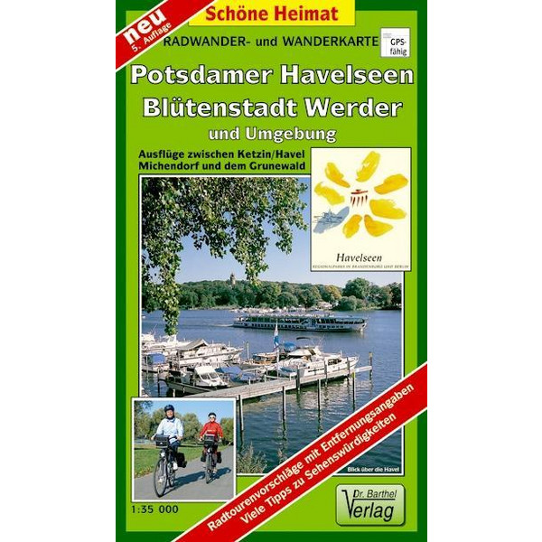 POTSDAMER HAVELSEEN, BLÜTENSTADT WERDER - Wanderkarte Ansicht 1