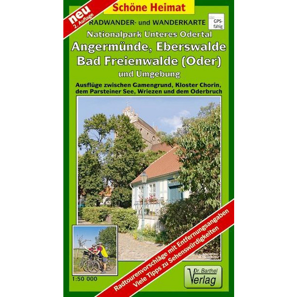 ANGERMÜNDE, EBERSWALDE, BAD FREIENWALDE - Wanderkarte Ansicht 1