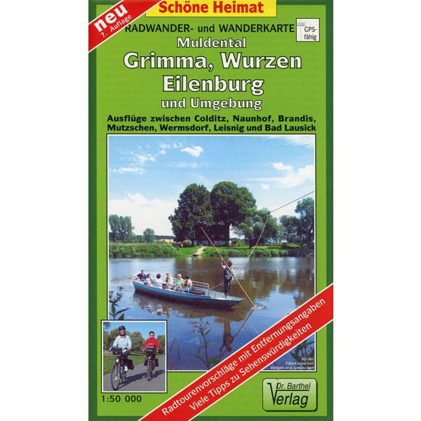 MULDENTAL, GRIMMA, WURZEN, EILENBURG UND - Wanderkarte