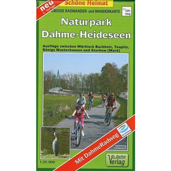 NATURPARK DAHME-HEIDESEEN 1:35 000 - Wanderkarte Ansicht 1