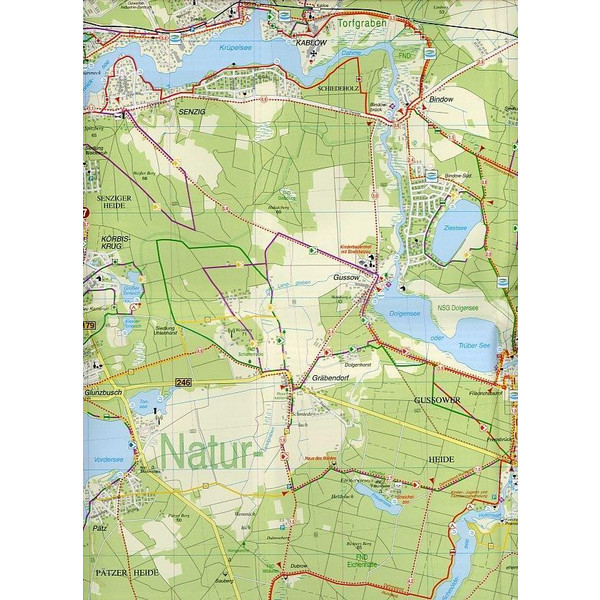 NATURPARK DAHME-HEIDESEEN 1:35 000 - Wanderkarte Ansicht 3