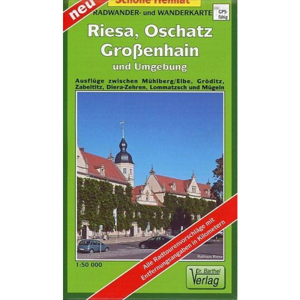 RIESA, OSCHATZ, GROßENHAIN UND UMGEBUNG - Wanderkarte Ansicht 1