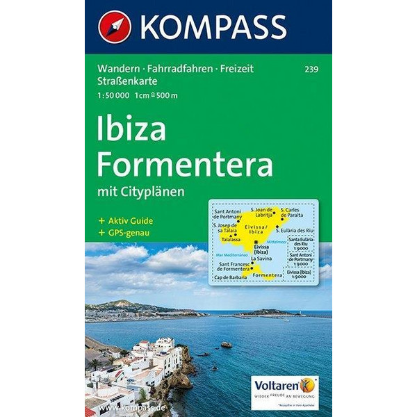 IBIZA, FORMENTERA 1 : 50 000 - Wanderkarte