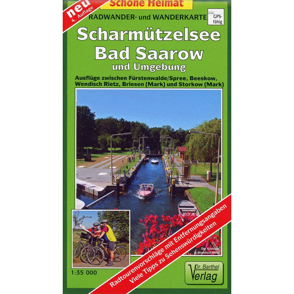 SCHARMÜTZELSEE, BAD SAAROW UND UMGEBUNG - Wanderkarte Ansicht 1