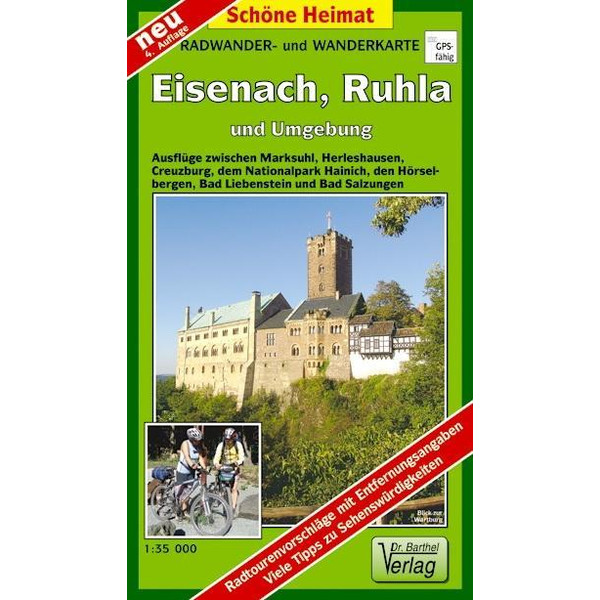 EISENACH UND UMGEBUNG 1 : 35 000 - Wanderkarte Ansicht 1