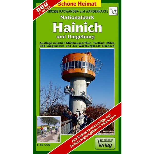 NATIONALPARK HAINICH UND UMGEBUNG 1 : 35.000 - Wanderkarte Ansicht 1