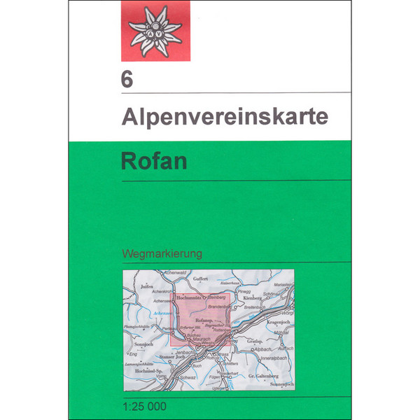 DAV 6 ROFAN - Wanderkarte Ansicht 1