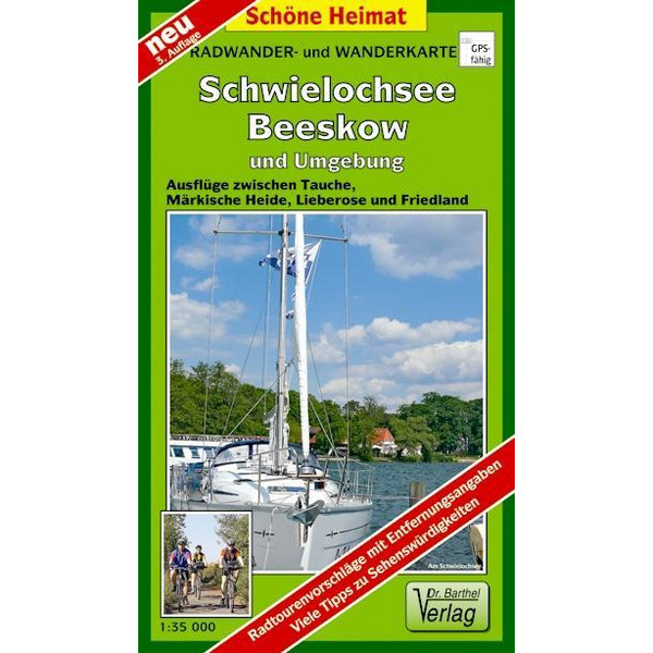 SCHWIELOCHSEE, BEESKOW UND UMGEBUNG 1 : - Wanderkarte Ansicht 1