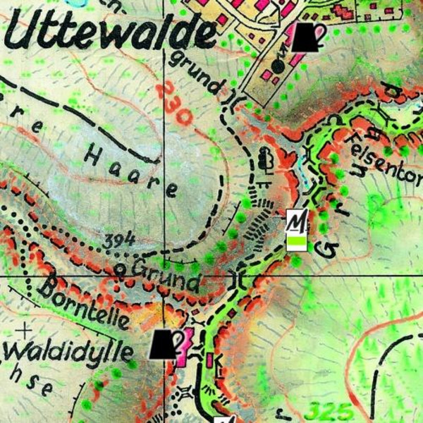 DIE BASTEI - Wanderkarte Ansicht 2