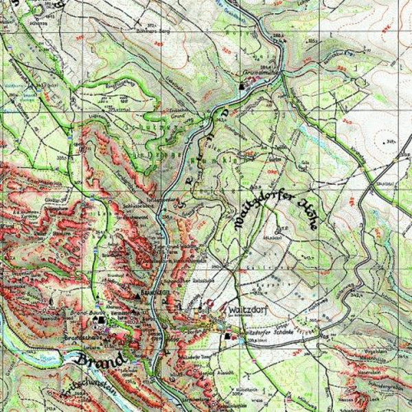 BRAND/HOHNSTEIN - Wanderkarte Ansicht 3