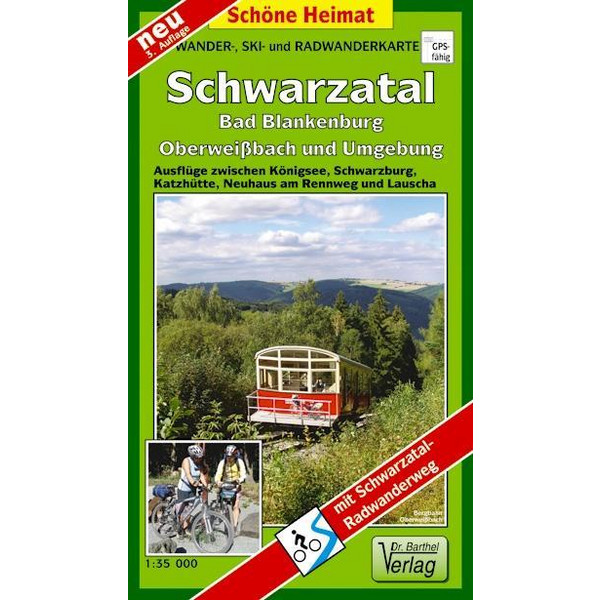 SCHWARZATAL, BAD BLANKENBURG, OBERWEIßBA - Winterwanderkarte