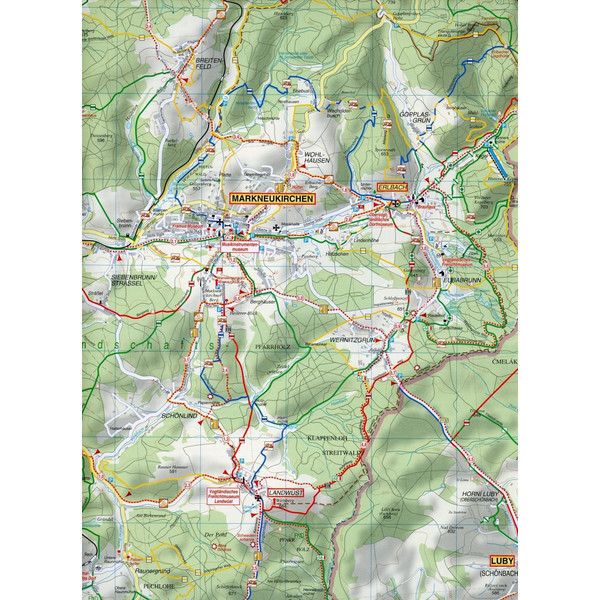 VOIGTLÄNDISCHE MUSIK- UND BÄDERREGION - Winterwanderkarte Ansicht 3