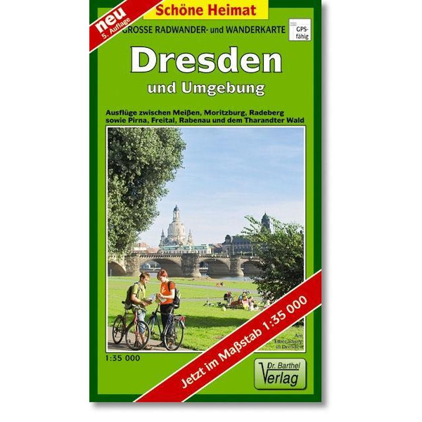 DRESDEN UND UMGEBUNG 1 : 50 000 - Wanderkarte Ansicht 1