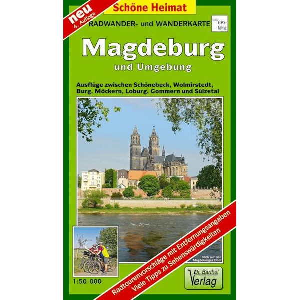 MAGDEBURG UND UMGEBUNG 1 : 50 000. RADWA - Wanderkarte Ansicht 1
