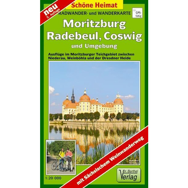 MORITZBURG, RADEBEUL, COSWIG UND UMGEBUNG - Wanderkarte Ansicht 1