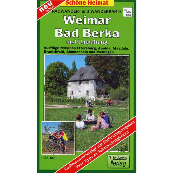 WEIMAR, BAD BERKA UND UMGEBUNG 1:35.000 - Wanderkarte Ansicht 1