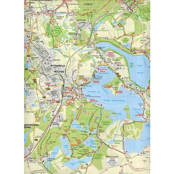 NORDRAUM LEIPZIG 1 : 50 000 - Wanderkarte Ansicht 3