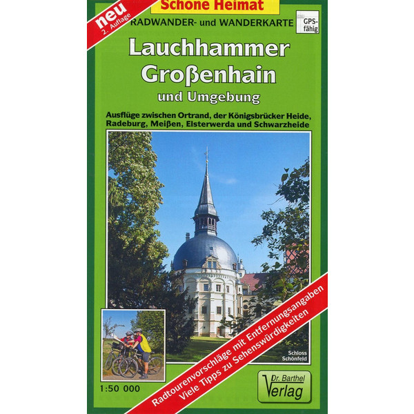 LAUCHHAMMER, GROßENHAIN UND UMGEBUNG 1:50.000 - Wanderkarte Ansicht 1
