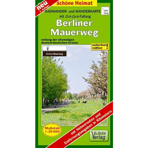 BERLINER MAUERWEG 1 : 20 000 - Wanderkarte Ansicht 1