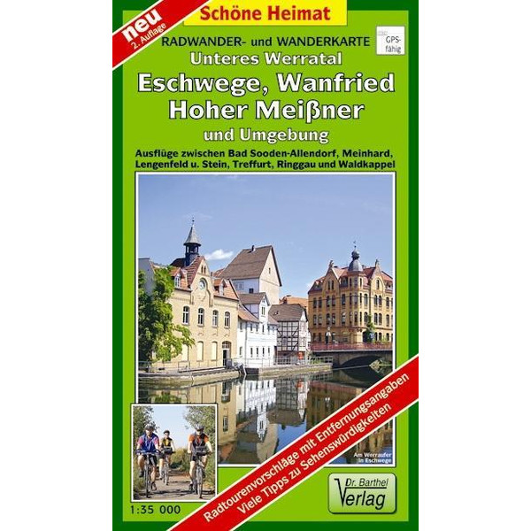 UNTERES WERRATAL. ESCHWEGE, WANFRIED - Wanderkarte Ansicht 1
