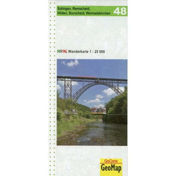 NRW WANDERKARTE 48 SOLINGEN, REMSCHEID - Wanderkarte