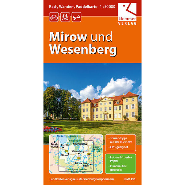 MIROW UND WESENBERG 1 : 50 000 - Karte Ansicht 1