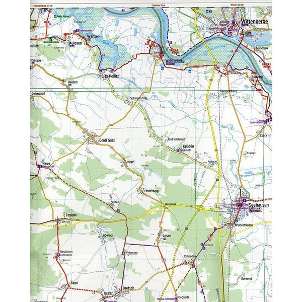 BIKELINE RADKARTE ALTMARK OST STENDAL - Fahrradkarte Ansicht 3