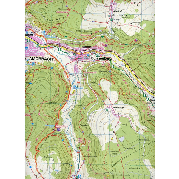 FRÄNKISCHER ODENWALD 1:20.000 - Wanderkarte Ansicht 3
