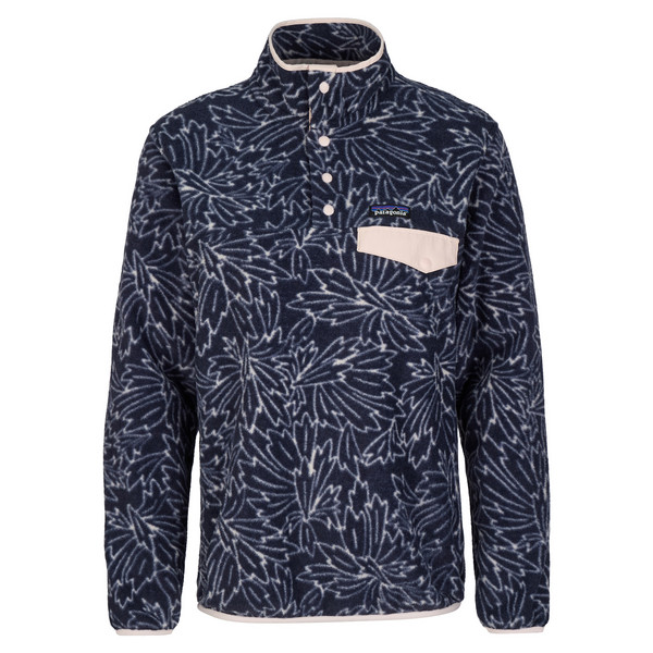 W'S LW SYNCH SNAP-T P/O Damen - Fleecepullover-SAXIFRAGE: SUNKEN BLUE