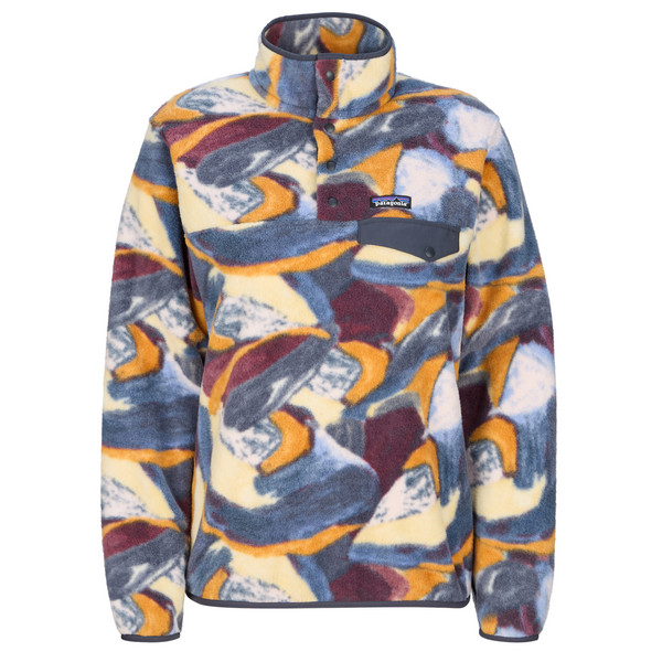W'S LW SYNCH SNAP-T P/O Damen - Fleecepullover-SMUDGE: SMOLDER BLUE