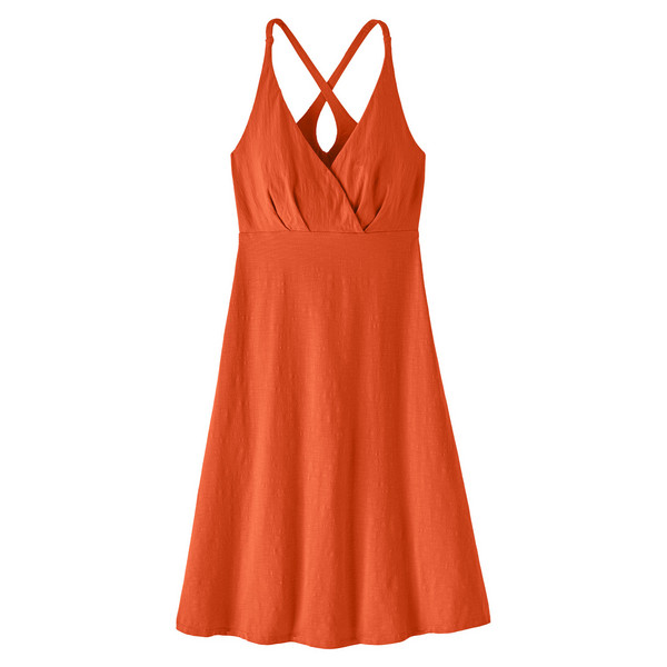 W'S AMBER DAWN DRESS Damen - Kleid-COAL ORANGE