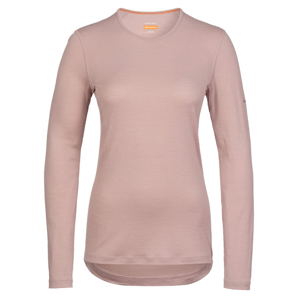 WOMEN MERINO 200 OASIS LS CREWE Damen - Baselayer-Shirt-PINK QUARTZ