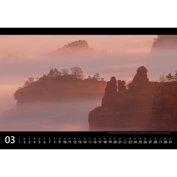 SÄCHSISCHE SCHWEIZ 2026 - Kalender Ansicht 4