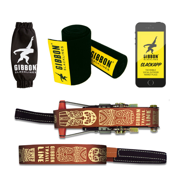 Gibbon TRAVELLINE TREEWEAR SET - Slackline Ansicht 2