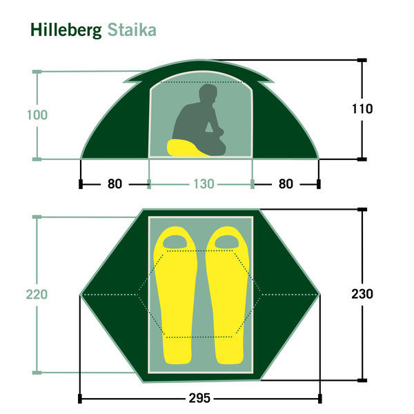 Hilleberg STAIKA - Kuppelzelt Ansicht 2